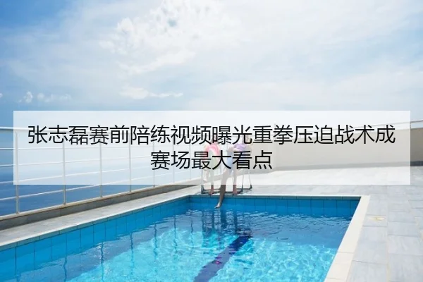 张志磊赛前陪练视频曝光重拳压迫战术成赛场最大看点